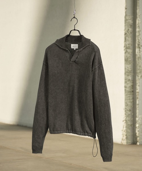 「EMMA CLOTHES」 長袖ニット L ブラウン メンズ