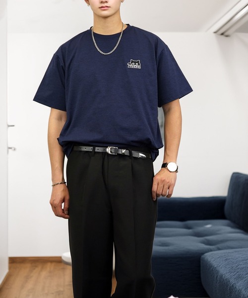 tシャツ COOL＆DRY ストレッチ Tシャツ半袖 刺繍 ワンポイント 接触冷
