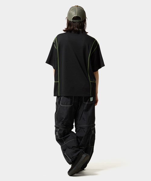 HUF 車プリント メッシュシャツ M HUF 車プリント メッシュシャツ M