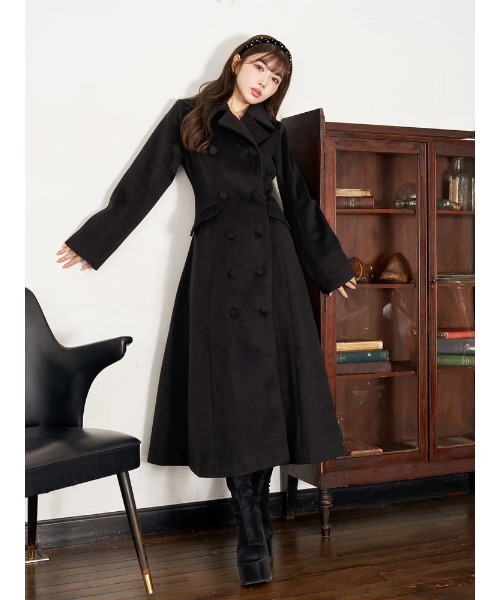 「Darich」 チェスターコート FREE マスタード レディース_画像2