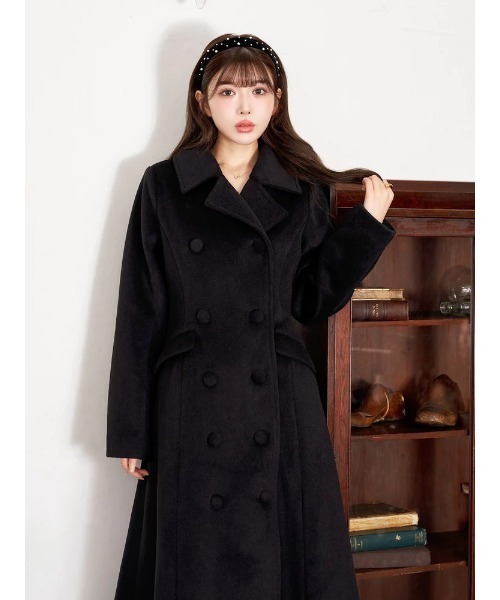 「Darich」 チェスターコート FREE マスタード レディース_画像4