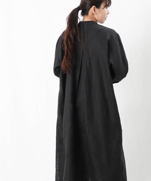 【新品未使用】お値下げいたします！lelill バンドカラーシャツワンピース バンドカラーワンピース（ワンピース）｜Libra Cue（リブラ