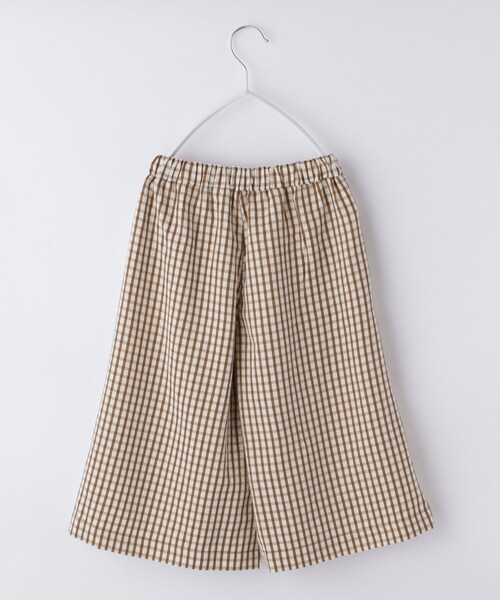 THE SHOP TK ワイドパンツ パンツ 「110-150」ギンガムチェック柄