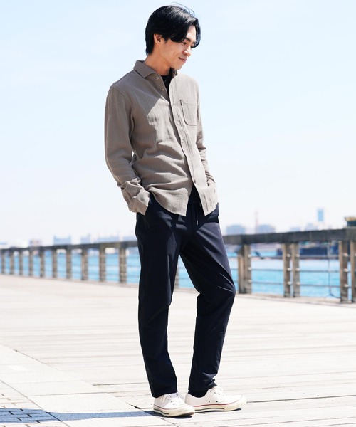 JIGGYS SHOP（ジギーズショップ） シャツ ストレッチ コットン 長袖