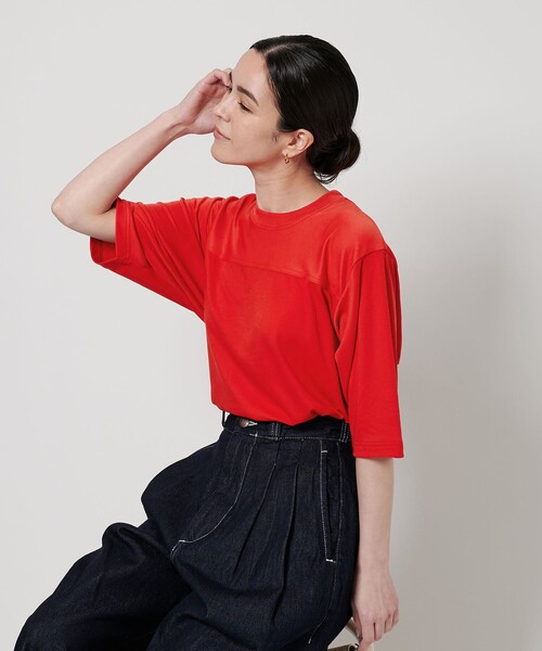 tシャツ フットボール Tシャツ -UVカット/吸水速乾- レディース