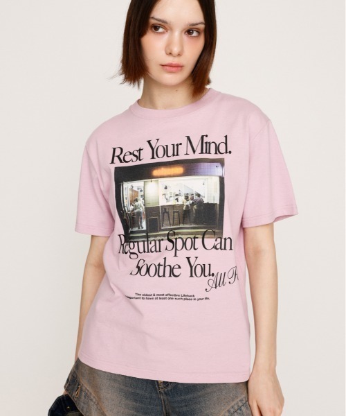 SLY tシャツ PHOTO LOGO 2SIZE T/SH フォト ロゴ ツーサイズ