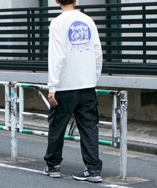 「Franklin Climbing」 長(zhǎng)袖Tシャツ LARGE グレー メンズ
