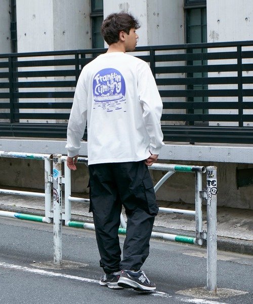 「Franklin Climbing」 長(zhǎng)袖Tシャツ LARGE グレー メンズ