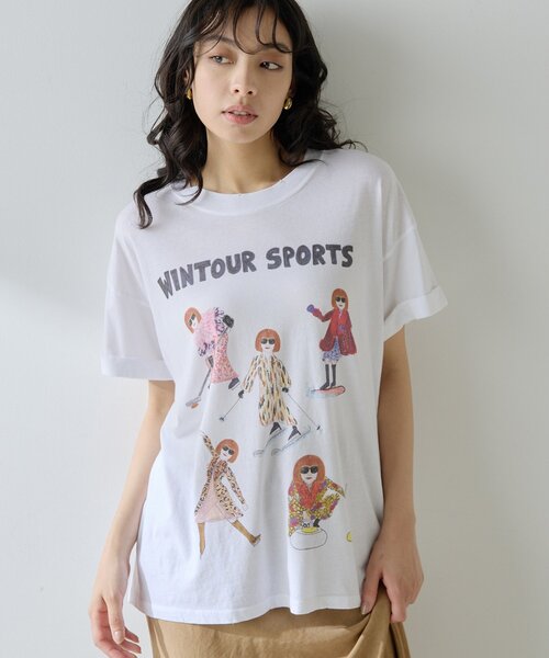 whim gazette UNFORTUNATE PORTRAIT Tシャツ Whim Gazette tシャツ 「UNFORTUNATE PORTRAIT」Wintour Sports