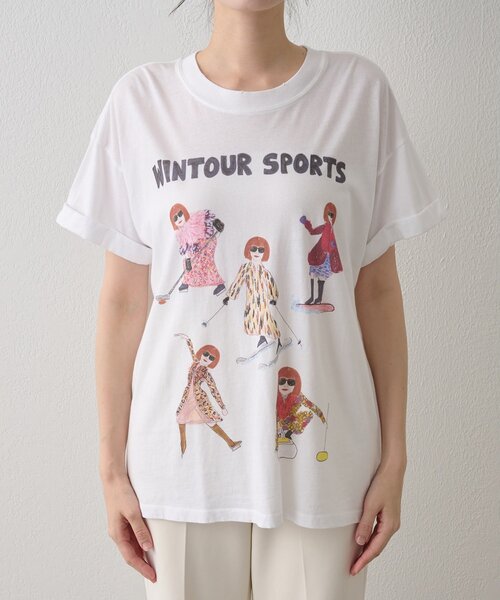 Whim Gazette tシャツ 「UNFORTUNATE PORTRAIT」Wintour Sports