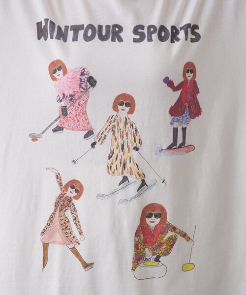 Whim Gazette tシャツ 「UNFORTUNATE PORTRAIT」Wintour Sports