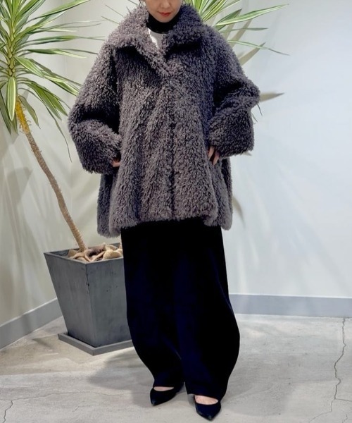 LE PHIL（ル フィル） ブルゾン アウター ボアコート レディース