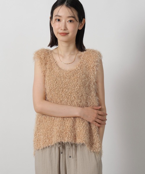 LAKOLE（ラコレ） ベスト ジレ ネップフェザーベスト / 576242