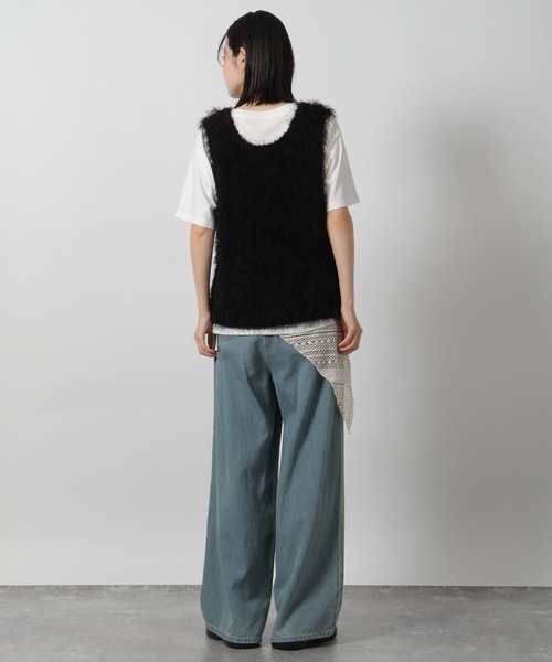 LAKOLE（ラコレ） ベスト ジレ ネップフェザーベスト / 576242