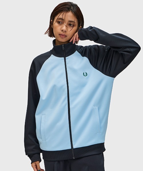 FRED PERRY ジャージ Contrast Sleeve Track Jacket