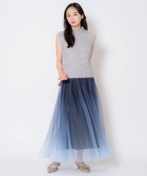 ノエラ　ニット 楽天市場】【SALE／70%OFF】3Dフラワーアシメニット Noela ノエラ