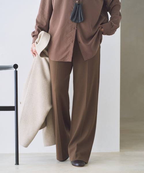 plage（プラージュ） パンツ Center Crease Knit パンツ レディース
