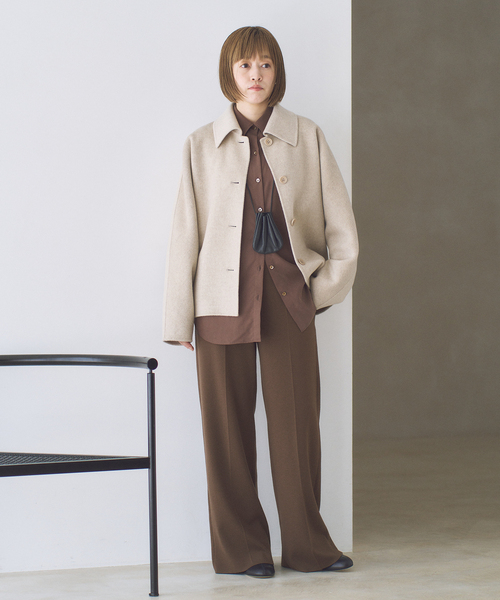 plage（プラージュ） パンツ Center Crease Knit パンツ レディース