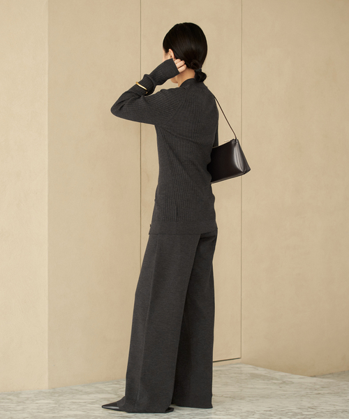 plage（プラージュ） パンツ Center Crease Knit パンツ レディース
