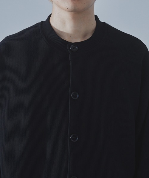 SLICK（スリック） カーディガン 「SLICK/スリック」Pleats Knit Crew