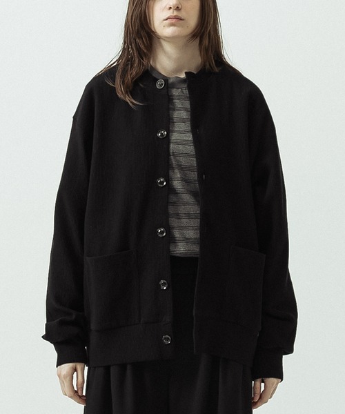 SLICK（スリック） カーディガン 「SLICK/スリック」Pleats Knit Crew