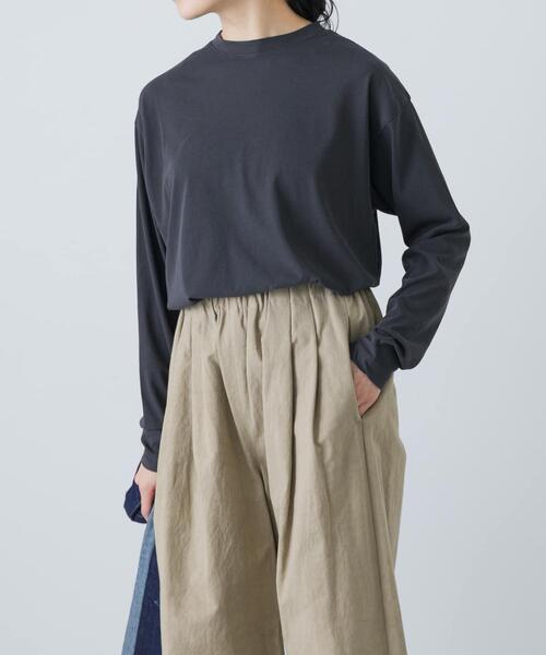 ハイツイストコットン長袖Tシャツ かぐれ かぐれ tシャツ ハイツイストコットン長袖Tシャツ レディース