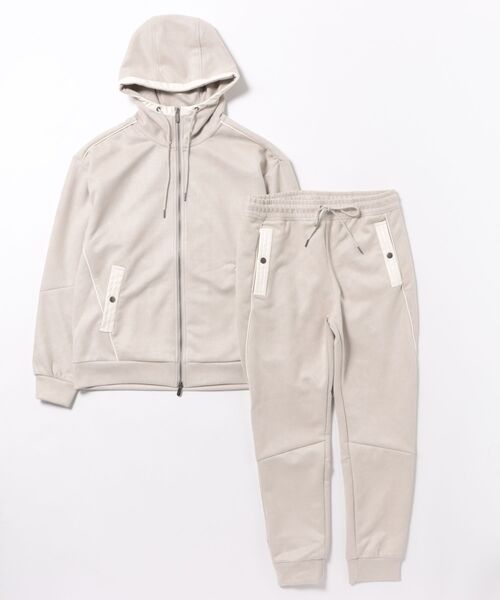 MMMM セットアップ MMMM/ フェイクスウェード/セットアップ/ZIP