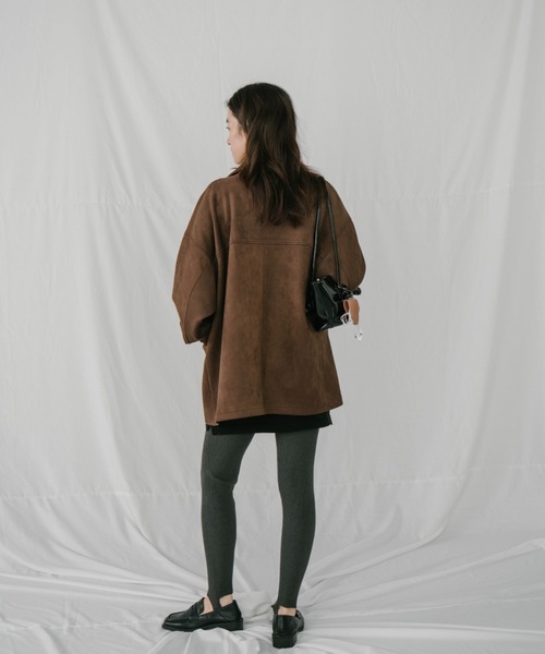 duei（デュイ） コート アウター スエードライクオーバージャケット