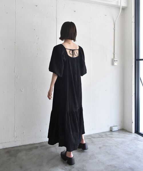 「RETRO GIRL」 半袖ワンピース FREE グリーン レディース_画像5