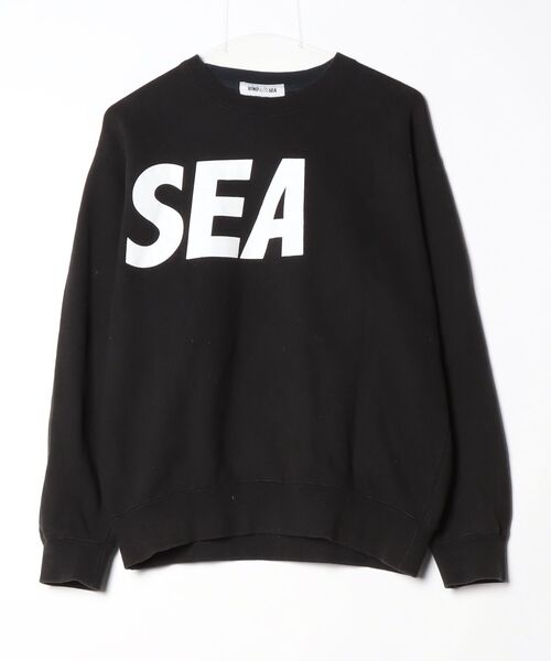 WINDANDSEA スウェット　トレーナー　ブラック　黒　完売品　希少Lサイズ WIND AND SEA（ウィンダンシー） スウェットカットソー L ブラック