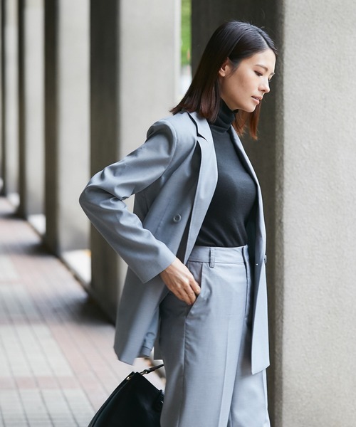 「SMILE ORCHID」 セットアップ M グレイッシュベージュ レディース_画像5