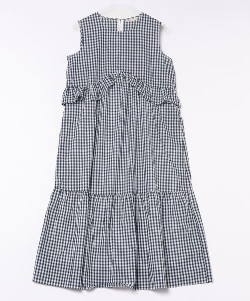 「PREFERIR」 ノースリーブワンピース LARGE ネイビー レディース_画像4