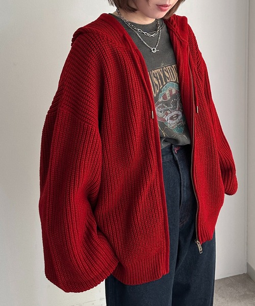 「apres jour mignon」 ニットカーディガン X-LARGE アイボリー レディース_画像7