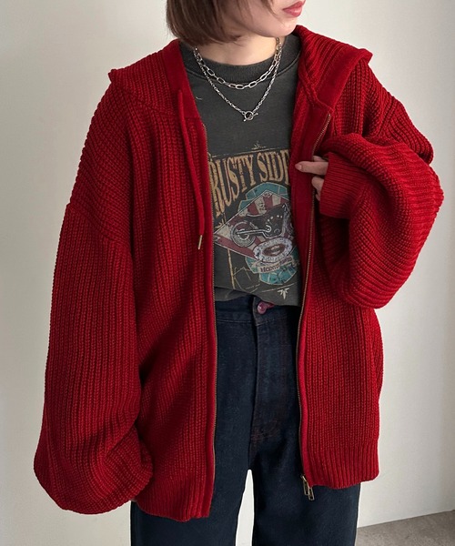 「apres jour mignon」 ニットカーディガン X-LARGE アイボリー レディース_画像9