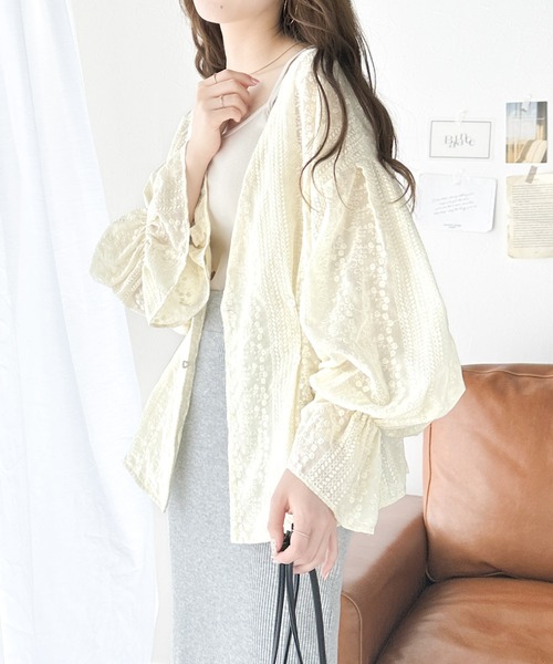 「classicalelf」 長袖ブラウス MEDIUM ブラック レディース_画像7