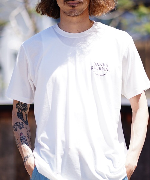 「BANKS」 半袖Tシャツ MEDIUM ブラック メンズ_画像2
