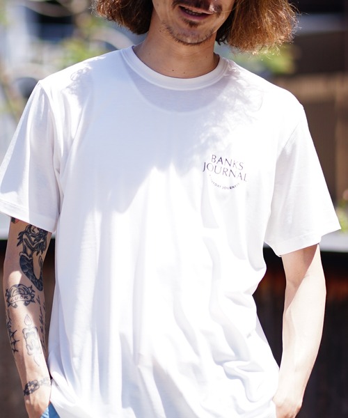 「BANKS」 半袖Tシャツ MEDIUM ブラック メンズ_画像3