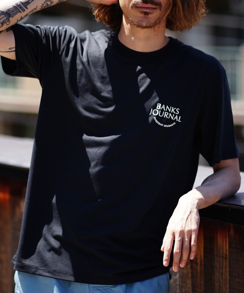 「BANKS」 半袖Tシャツ MEDIUM ブラック メンズ_画像5