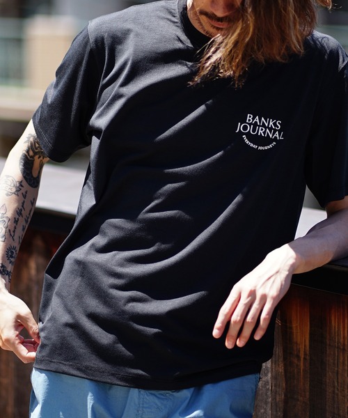 「BANKS」 半袖Tシャツ MEDIUM ブラック メンズ_画像6