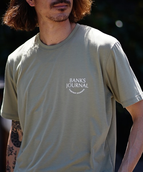「BANKS」 半袖Tシャツ MEDIUM ブラック メンズ_画像7