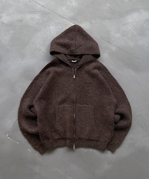 kutir（クティール） セーター ニット ASSORTED DOUBLE ZIP KNIT PARKA