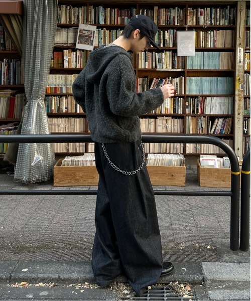 COOR ジップパーカー ダブルジップ ニット kutir（クティール） セーター ニット ASSORTED DOUBLE ZIP KNIT PARKA