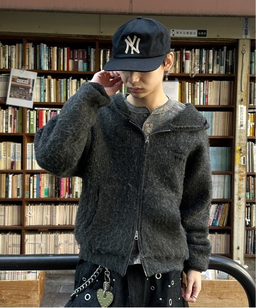 kutir（クティール） セーター ニット ASSORTED DOUBLE ZIP KNIT PARKA
