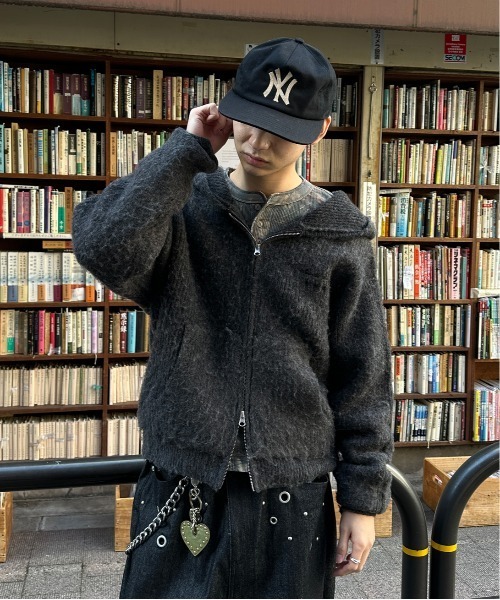 kutir（クティール） セーター ニット ASSORTED DOUBLE ZIP KNIT PARKA