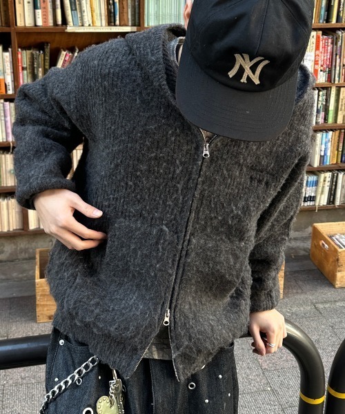 kutir（クティール） セーター ニット ASSORTED DOUBLE ZIP KNIT PARKA