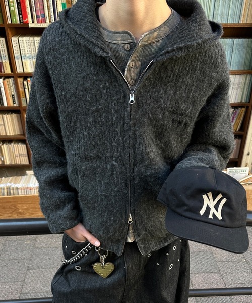kutir（クティール） セーター ニット ASSORTED DOUBLE ZIP KNIT PARKA