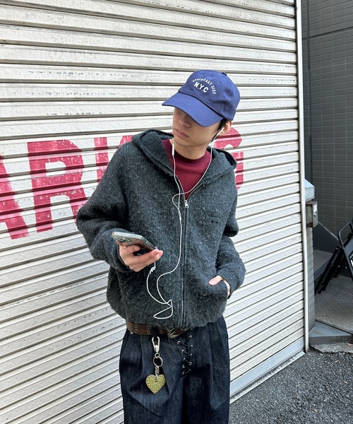 kutir（クティール） セーター ニット ASSORTED DOUBLE ZIP KNIT PARKA