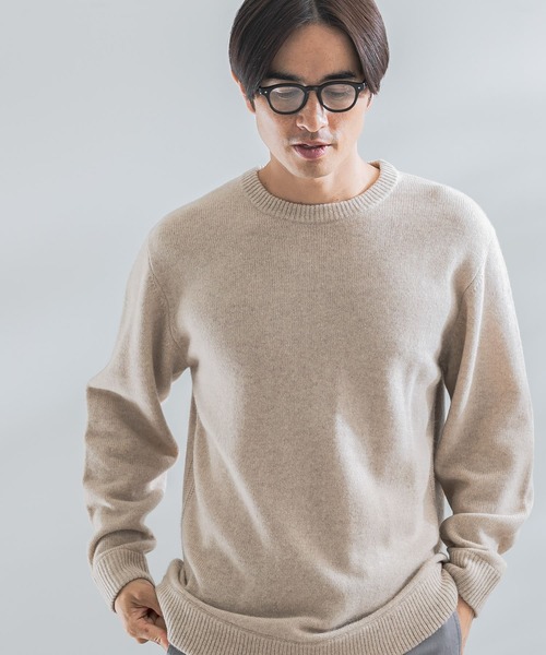 「URBAN RESEARCH ROSSO MEN」 長袖ニット X-LARGE ネイビー メンズ_画像2