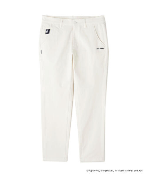新品 ジャックバニー ロングパンツ JBロゴ ホワイト Lサイズ （5） Jack Bunny!!（ジャックバニー） ストレッチ ロングパンツ レディス