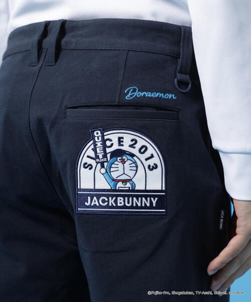 三連休限定お値下げ【新品未使用】JACKBUNNY ドラえもんブラックパンツ Jack Bunny!!（ジャックバニー） パンツ 「Jack Bunny!!」「ドラえもん